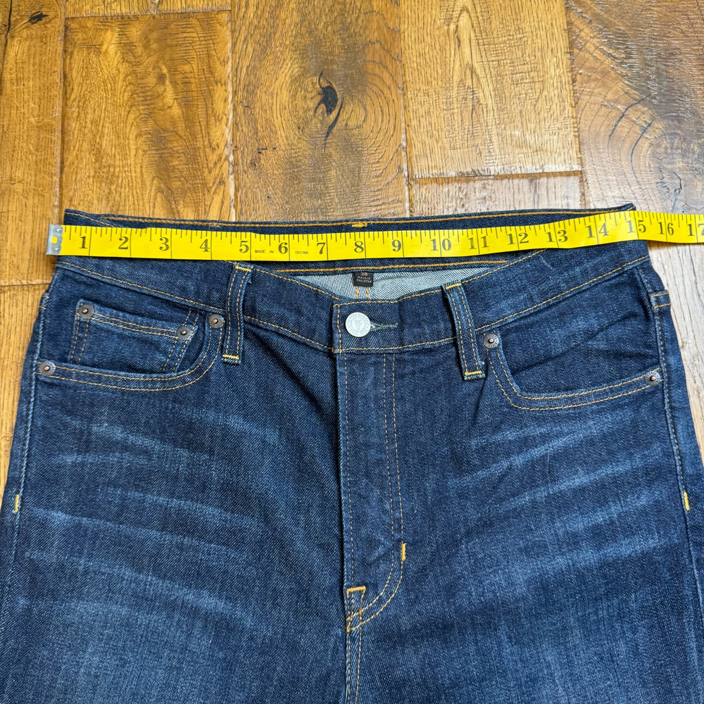 Frye Jeans Womens Size 28 Skinny Fit Mid Rise Dark Wash Denim Inseam 30" - Picture 3 of 7